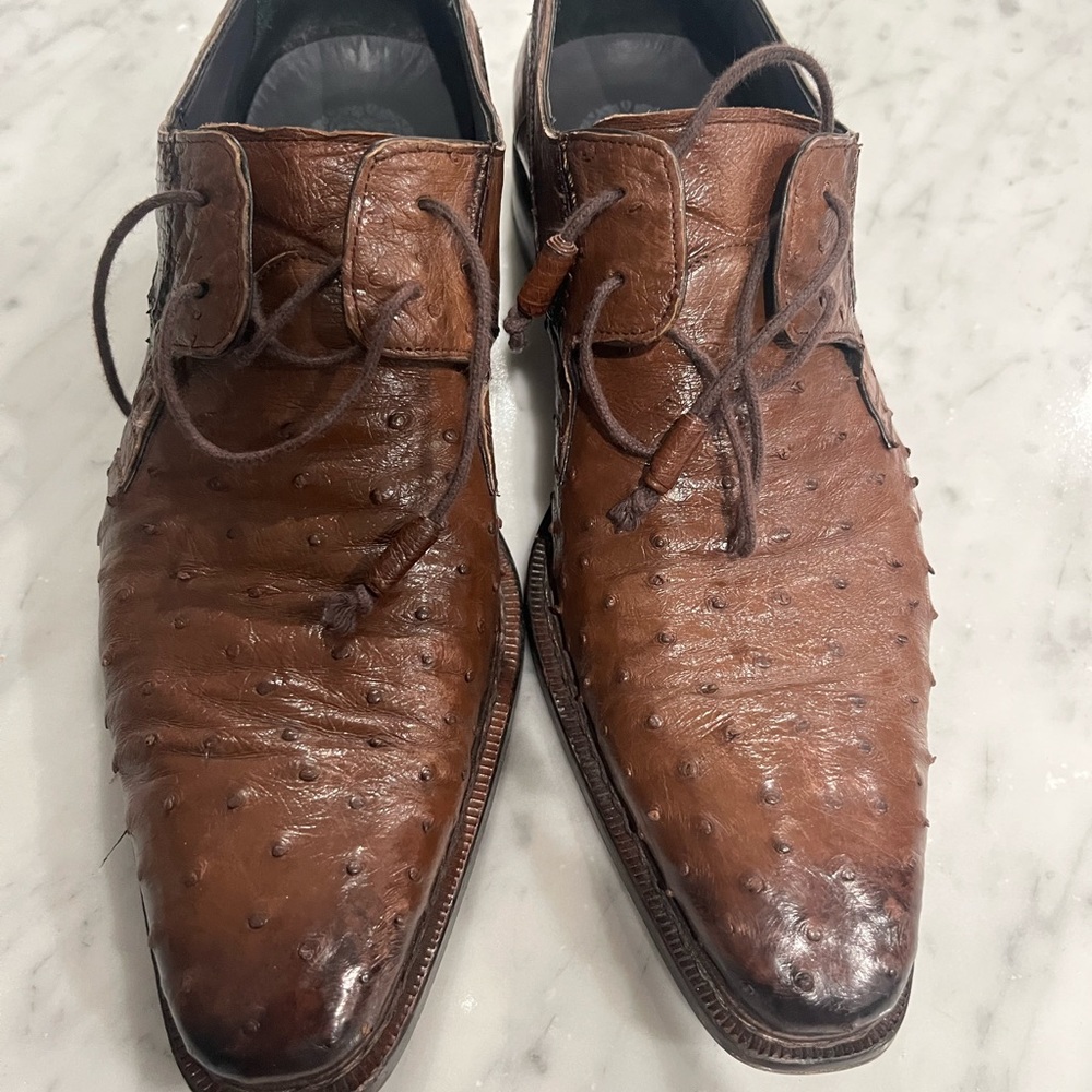 Mezlan Genuine Ostrich in very good condition
